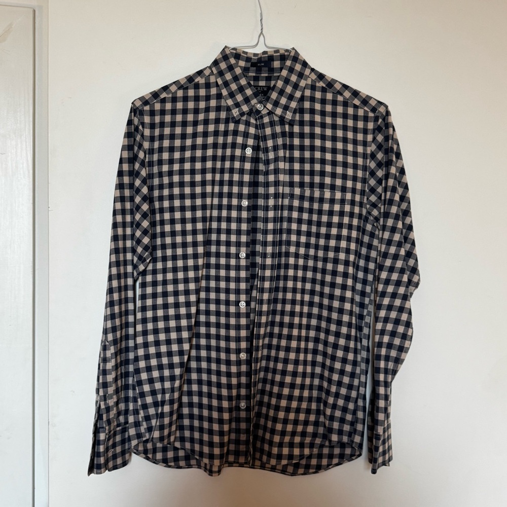 J. Crew Flex Washed Slim Button-Down